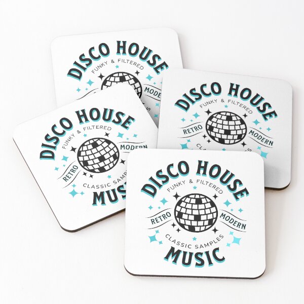 Item preview, DISCO HOUSE  - Retro Modern Disco Ball (Black/Blue) designed and sold by Discothreadz.