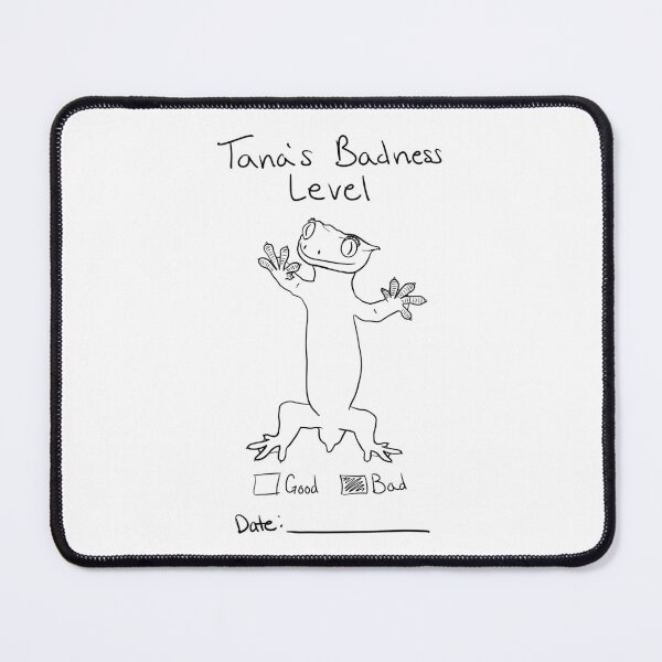 Item preview, Crested Gecko Badness Level (Personalized) designed and sold by Dulcimer17.