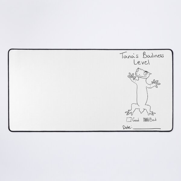 Item preview, Crested Gecko Badness Level (Personalized) designed and sold by Dulcimer17.