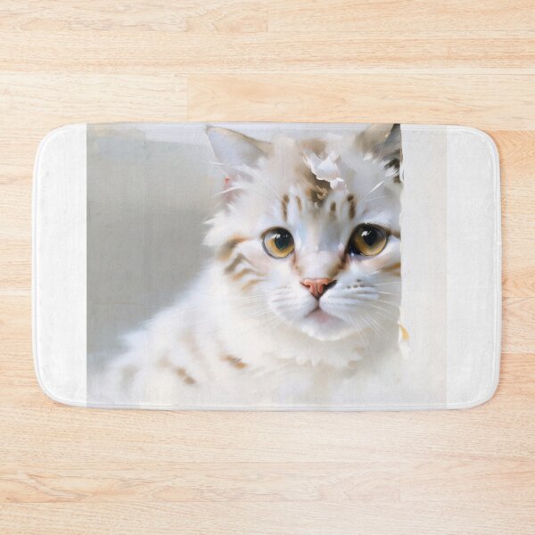 Item preview, Feline Dreamer: A imaginative kitty oil painting designed and sold by KH-GardenEden.