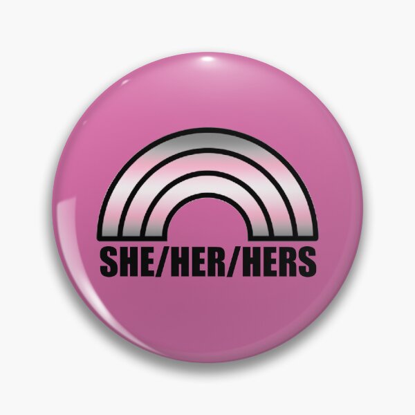 Item preview, She/Her/Hers Pronouns! (Demigirl Pride) designed and sold by krismfischer.