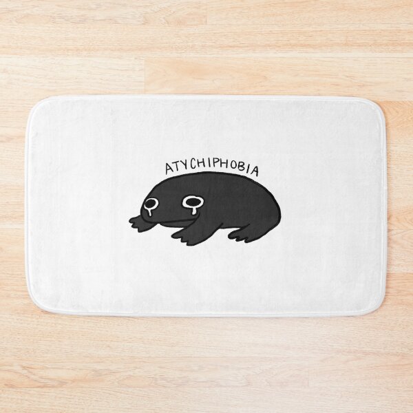 Item preview, Atychiphobia, Fear of Failure | Grey Crying Frog, Frog Stickers designed and sold by iristocat.