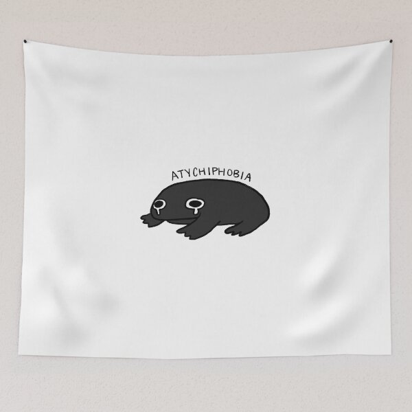 Item preview, Atychiphobia, Fear of Failure | Grey Crying Frog, Frog Stickers designed and sold by iristocat.