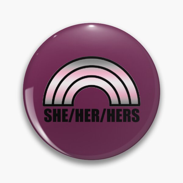 Item preview, She/Her/Hers Pronouns! (Demigirl Pride) designed and sold by krismfischer.
