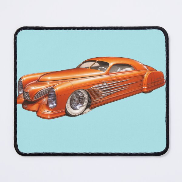 Item preview, illustration of a futuristic concept car from the 1940s designed and sold by Paninato.