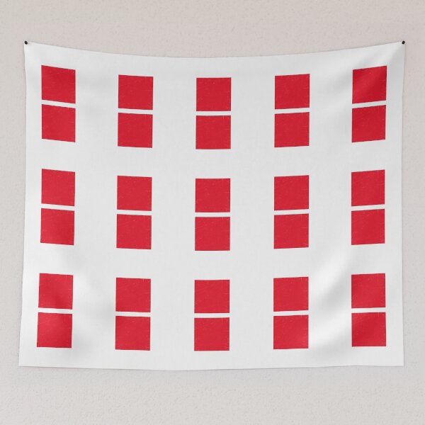 Item preview, Two Red Squares designed and sold by Symbologee.