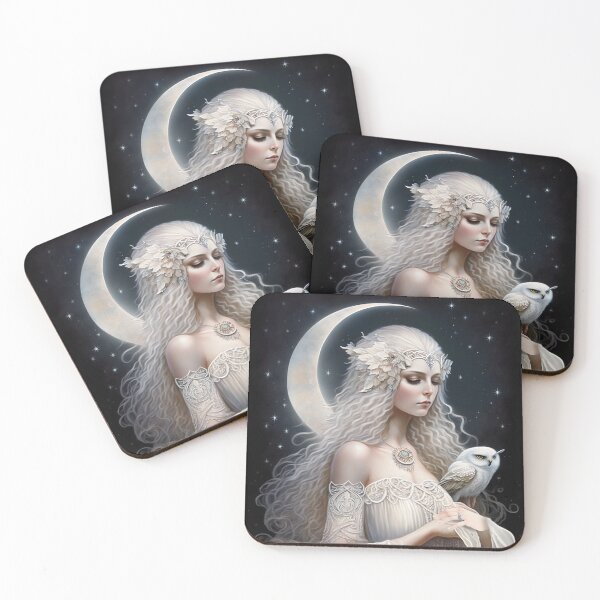 Item preview, Fantasy Pagan, Moon Spell, Magic Character, Moon Goddess designed and sold by Art.Fusion.Studio.