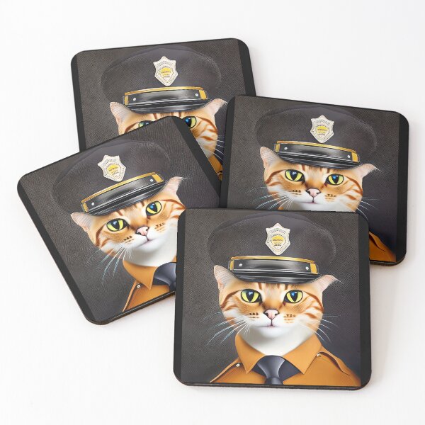 Item preview, Officer Cat designed and sold by Shelley Noel.