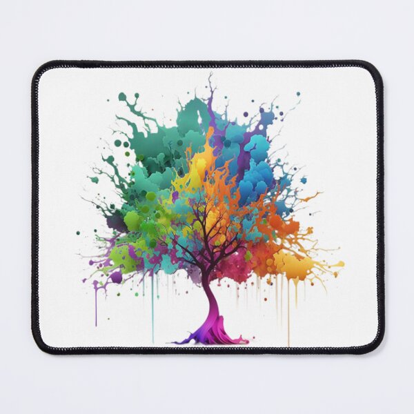 Item preview, Beautiful Colorful Digital Tree Artwork designed and sold by toticavalcanti.