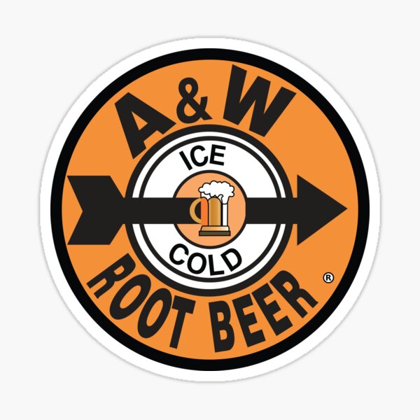 Item preview, A & W Root Beer Vintage Logo designed and sold by PIXEL POP DESIGNS - Beyond the Norm!.