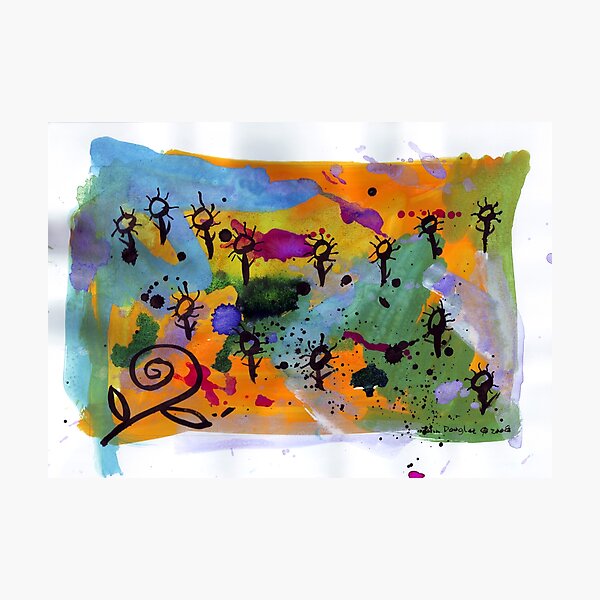 Midnight Garden cycle1 1 Photographic Print