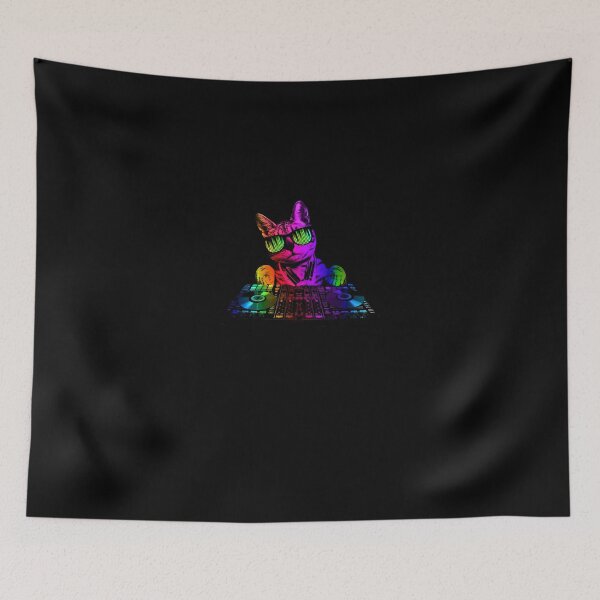 Item preview, Cool Cat DJ designed and sold by clingcling.
