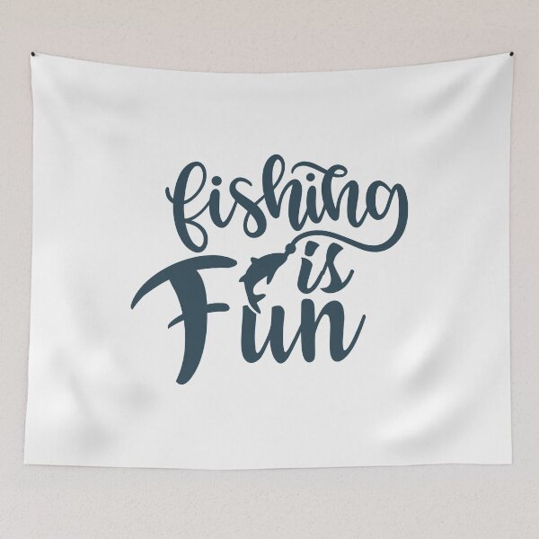 Item preview, FISHING IS FUN designed and sold by Kezzie Prints.