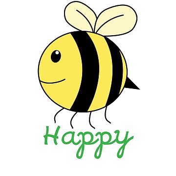 Bee happy t-shirt, Bee birthday, bumble bee decorations, bee party, bee  party decoration, bee decorations, bumble bee party, bee first birthday, bee  baby shower, bee onesie  Kids T-Shirt for Sale by
