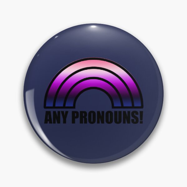 Item preview, Any Pronouns! (Genderfluid Pride) designed and sold by krismfischer.