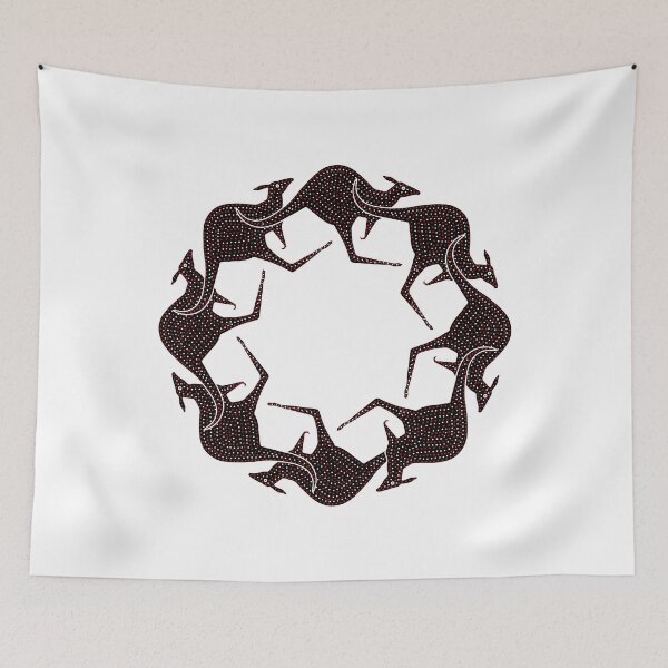 Item preview, KANGAROO DANCE. WHITE BACKGROUND. designed and sold by 5hertz.
