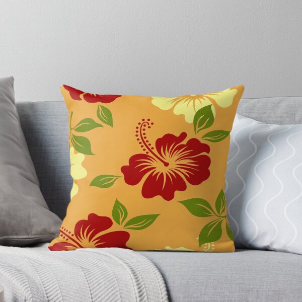 Aperçu de l'œuvre Fond floral de fleurs d'hibiscus créée et vendue par janusa.