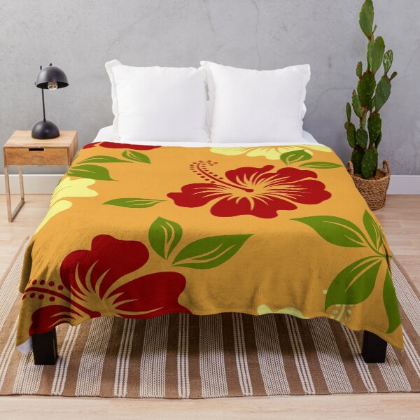 Aperçu de l'œuvre Fond floral de fleurs d'hibiscus créée et vendue par janusa.
