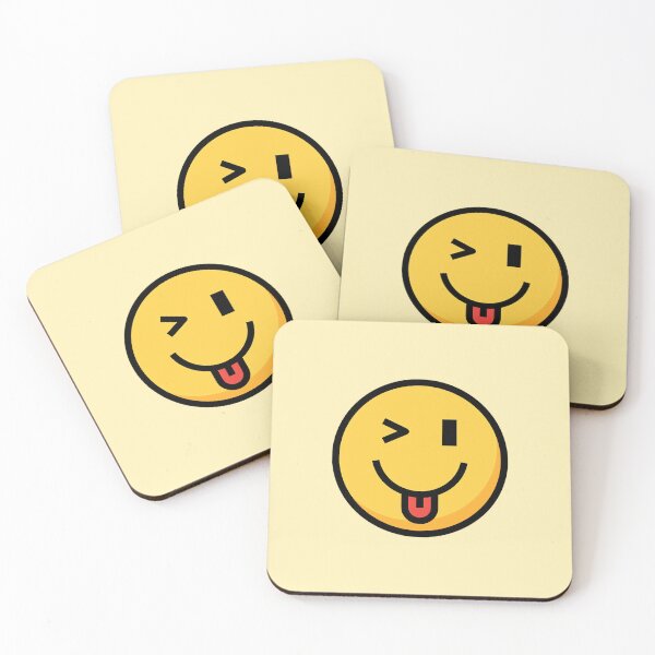 Item preview, Wink emoji designed and sold by SeyMeme.