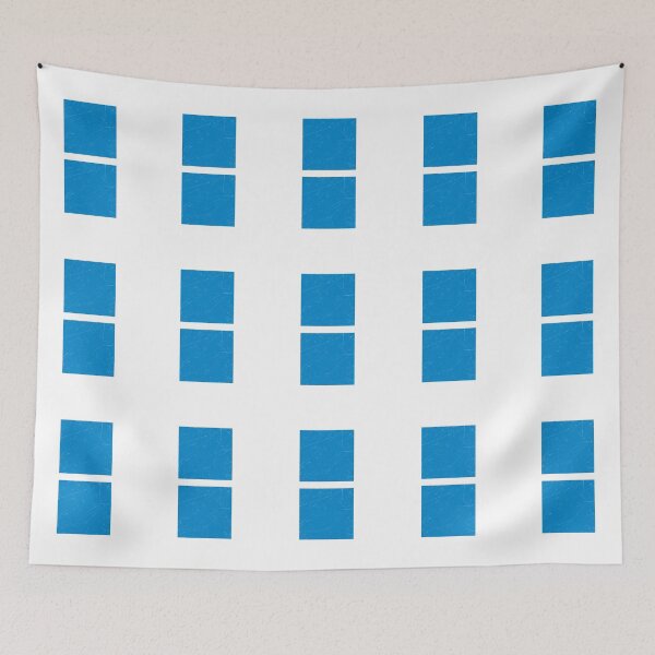 Item preview, Two Blue Squares designed and sold by Symbologee.