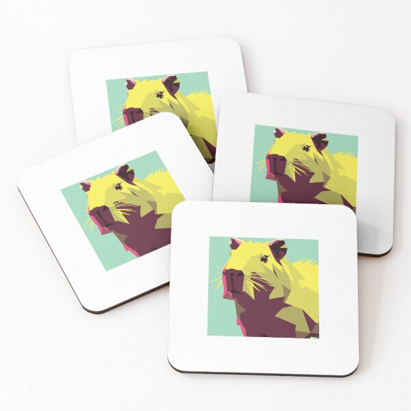 Item preview, Blocky Pop Art Capybara designed and sold by Fragile Prints.