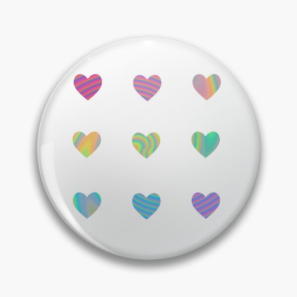 Item preview, Mini Rainbow Static Hearts Sticker Pack designed and sold by casserolestan.