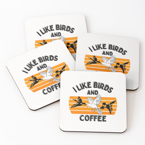 Item preview, I Like Birds And Coffee For Coffee Lover Designs designed and sold by Manilyn0907.