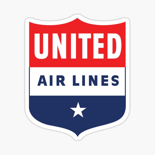 Item preview, United Airlines Vintage Logo (1940-1954) designed and sold by PIXEL POP DESIGNS - Beyond the Norm!.