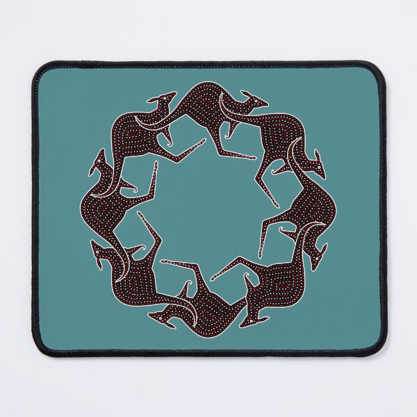Item preview, KANGAROO DANCE. BLUE BACKGROUND. designed and sold by 5hertz.