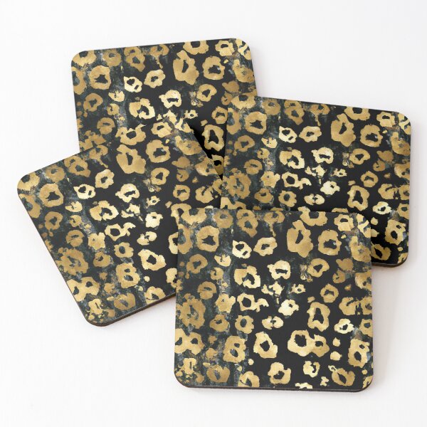 Item preview, Grunge Golden Leopard Pattern designed and sold by SamJanner.