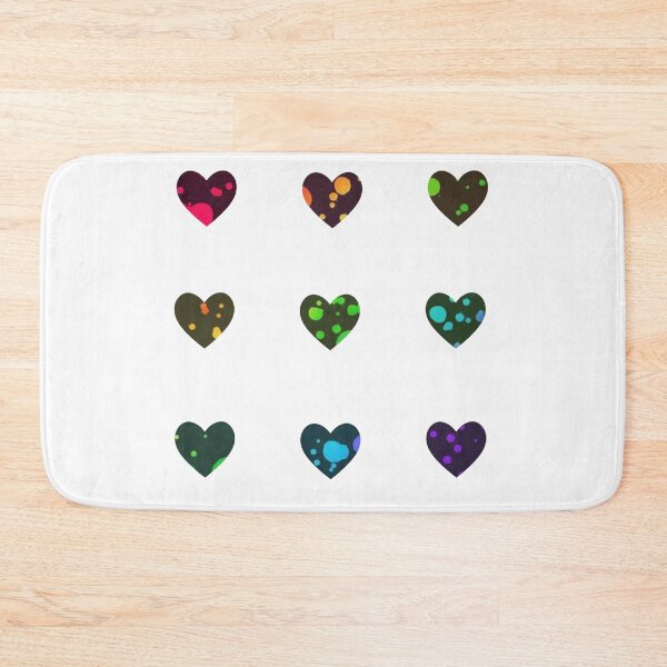 Item preview, Mini Rainbow Spatter Hearts Sticker Pack designed and sold by casserolestan.