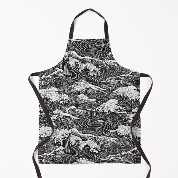 Item preview, Japanese Wave Art Black and White designed and sold by Posterdom.