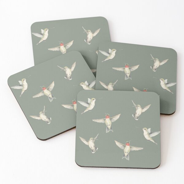Item preview, Ruby-Throated Hummingbirds designed and sold by frespirit.