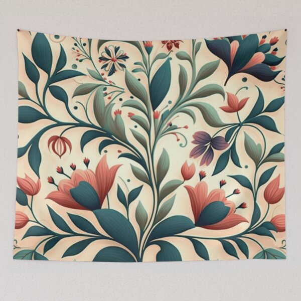 Item preview, Unique Floral Pattern designed and sold by Burnout (⌣_⌣).