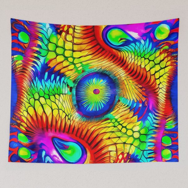 Item preview, COLORS - psychedelic rainbow colors designed and sold by Mark Fischer.