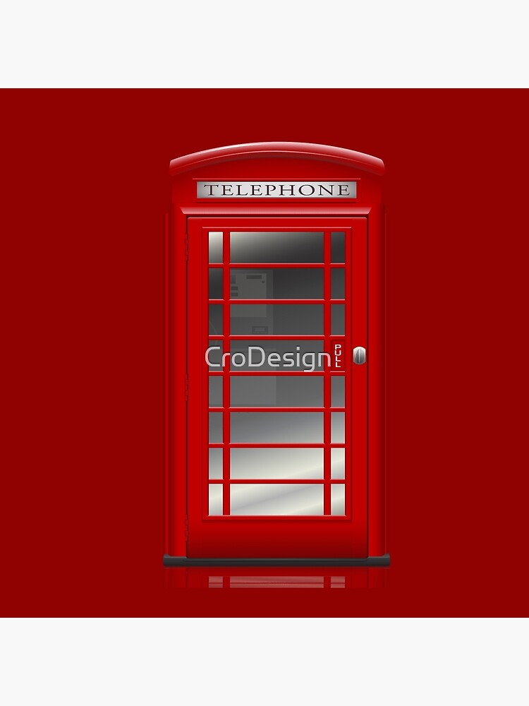 London Red Phone Booth Box  Tote Bag for Sale by CroDesign