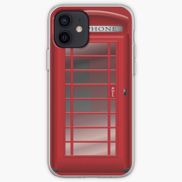 London Red Phone Booth Box iPhone Soft Case