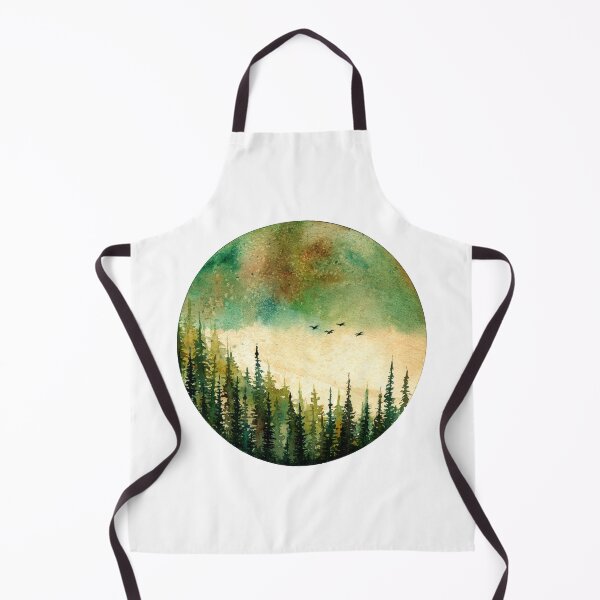 Item preview, Foggy forest watercolour designed and sold by Adam Wróbel.