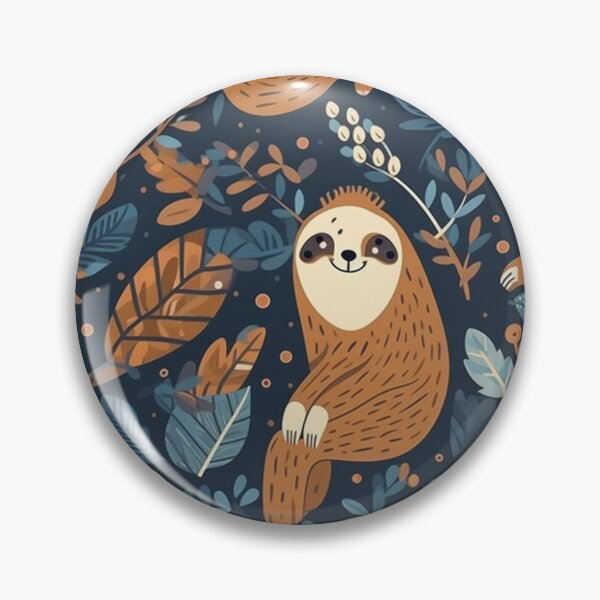Item preview, Perezosos tiernos designed and sold by PatternsPalace.