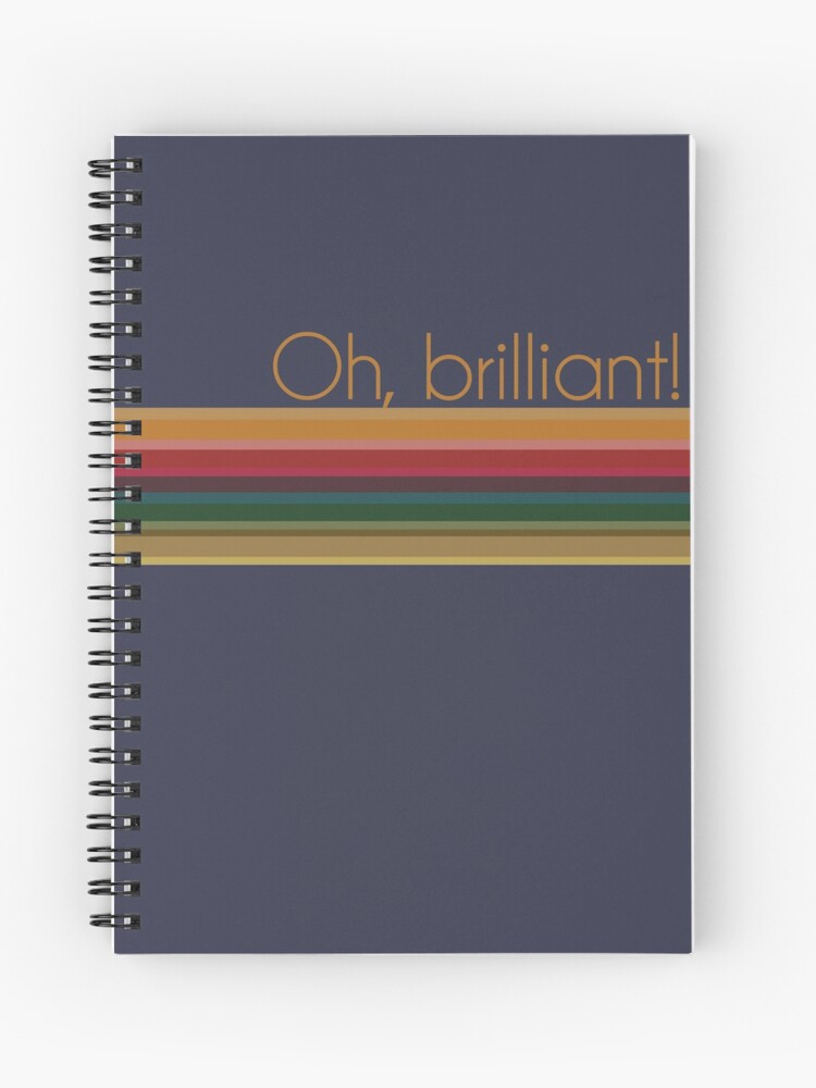 Spiral Notebook, Oh, brilliant! designed and sold by DAstora