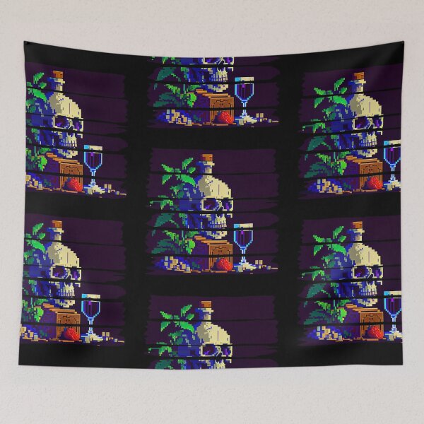 Item preview, Skull Pixel Art designed and sold by vladocar.