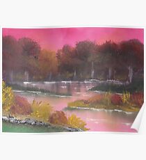 Magenta Sky Poster
