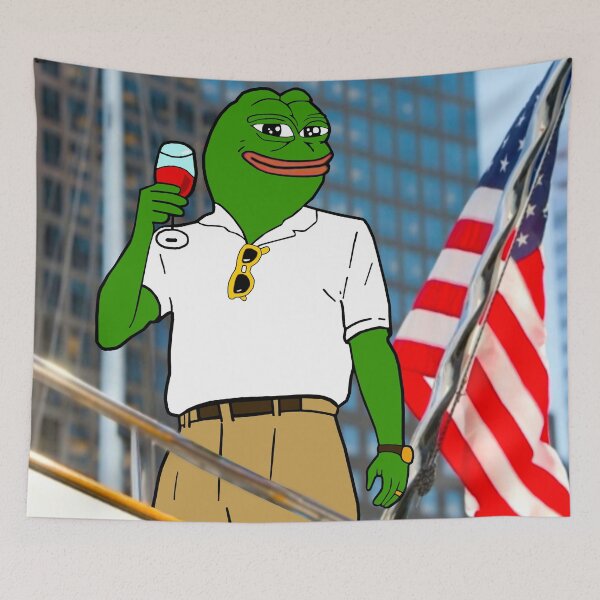 Item preview, Preppy Wall Street Pepe designed and sold by Slav-Art.