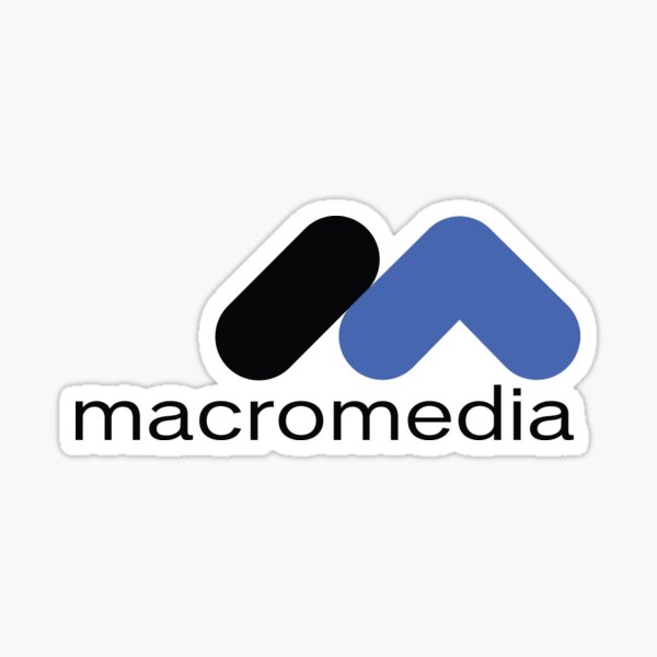 Item preview, Macromedia Vintage Logo designed and sold by PIXEL POP DESIGNS - Beyond the Norm!.