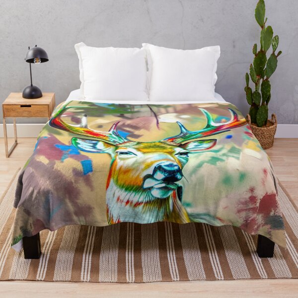 Item preview, Beauty of the Stag designed and sold by LRenee Art Studio.