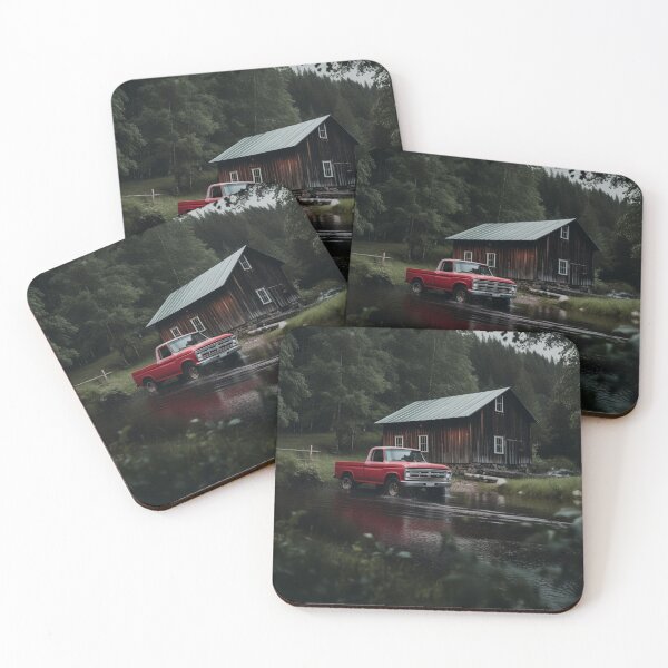Item preview, Ford truck from 80s by the river designed and sold by TommyAnderson.