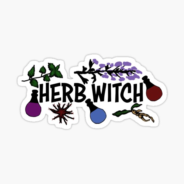 herb witch Sticker