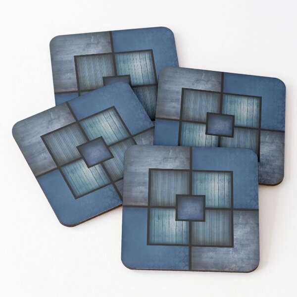 Item preview, BLUE SQUARES designed and sold by rosyscrap75.