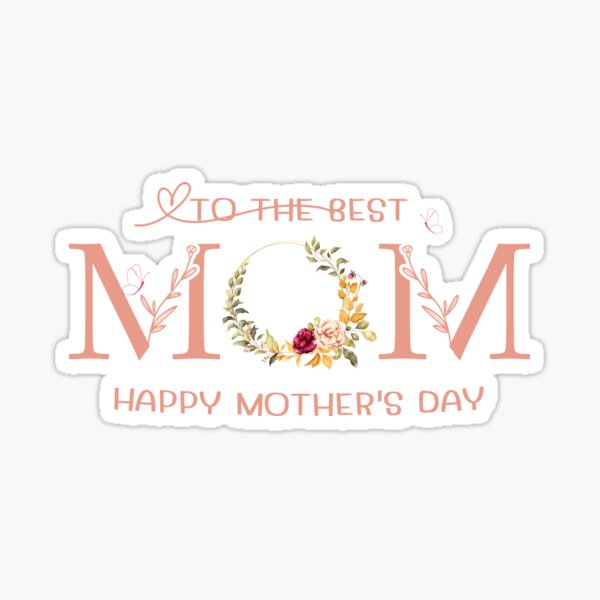STRONG AS A MOTHER Happy Mothers Day Mum Cool Mom' Sticker
