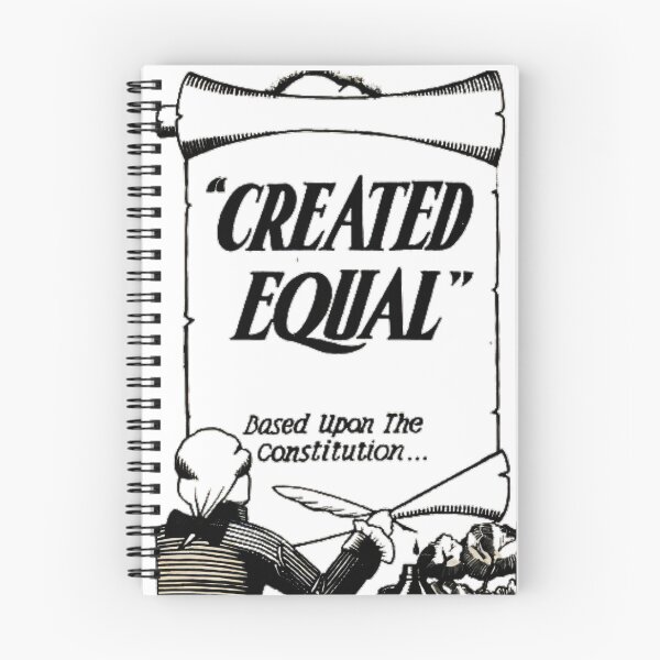 Item preview, Vintage 'Created Equal' Constitution Tee designed and sold by Satorizations.